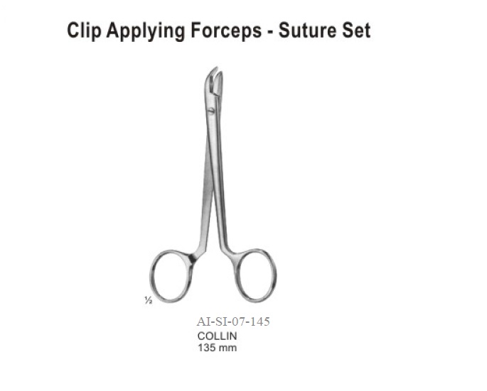 Collin clip applying forceps